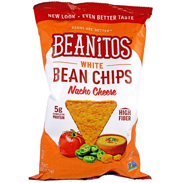 3 PACK of Beanitos White Bean Chips Nacho Cheese -- 4.5 oz