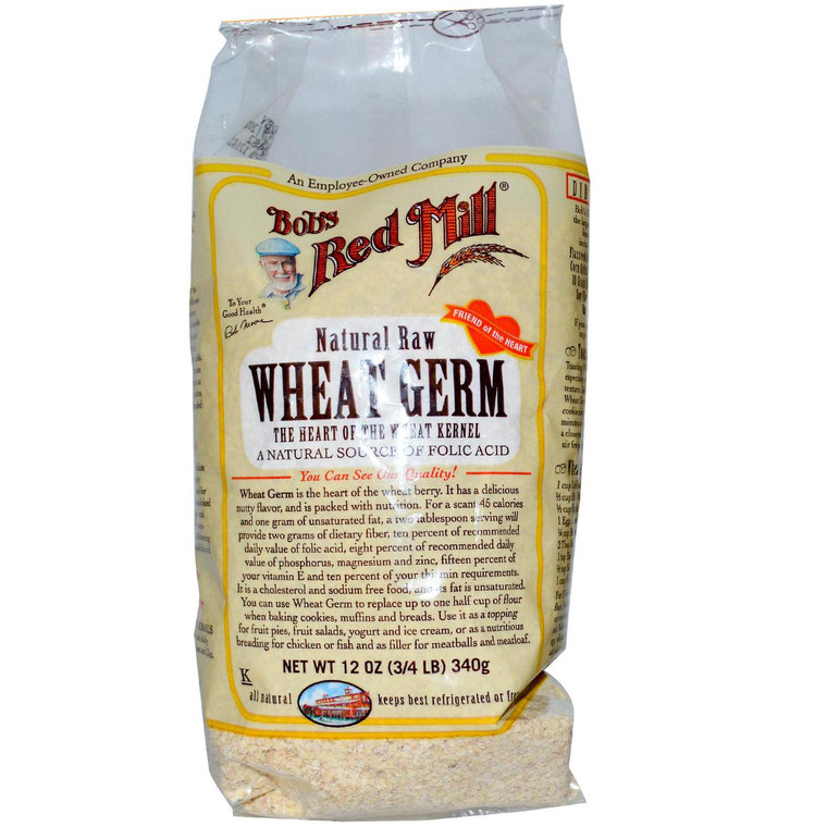 Bobs Red Mill, Natural Raw Wheat Germ, 12 oz (340 g)