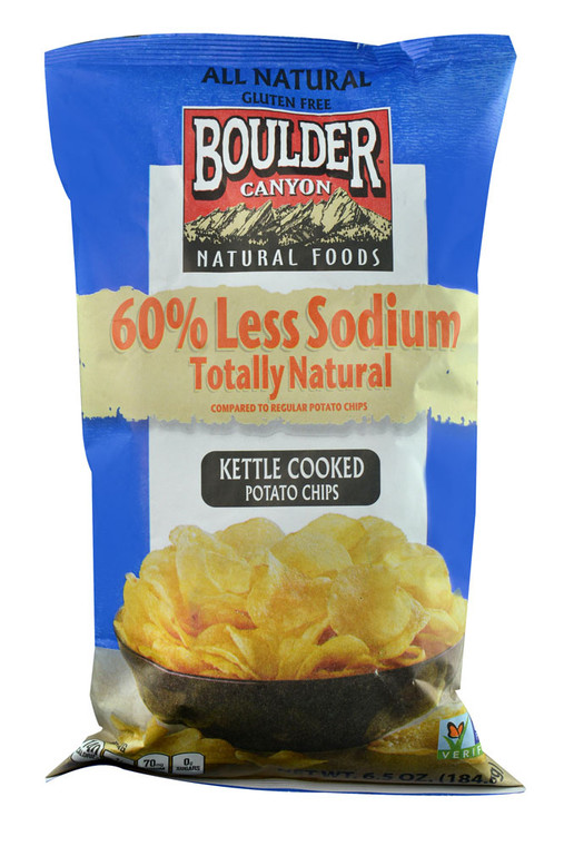 3 PACK of Boulder Canyon Natural Foods Kettle Cooked Potato Chips -- 6.5 oz