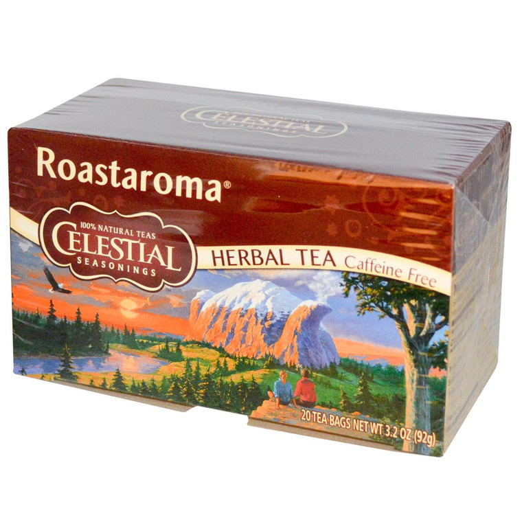 3 PACK of Celestial Seasonings Herbal Tea Caffeine Free Roastaroma -- 20 Tea Bags