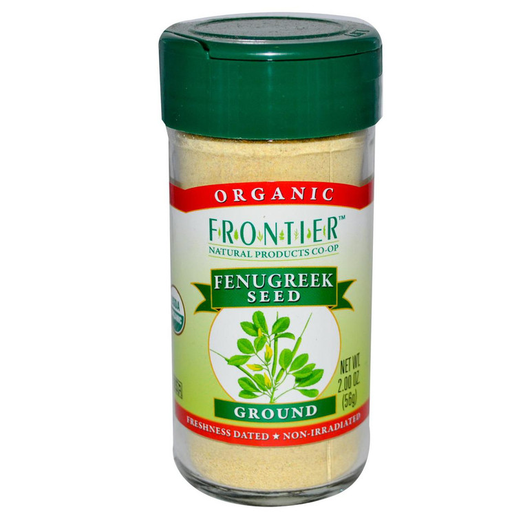 3 PACK of Frontier Natural Products, Organic Fenugreek Seed, Ground, 2.00 oz (56 g)