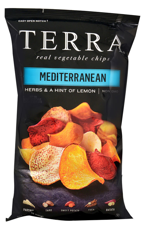 3 PACK of Terra Real Vegetable Chips Mediterranean -- 5 oz