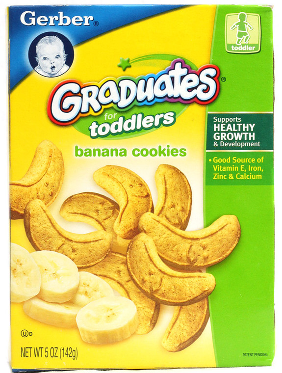 3 PACK OF Gerber, Banana Cookies, 12+ Months, 5 oz (142 g)