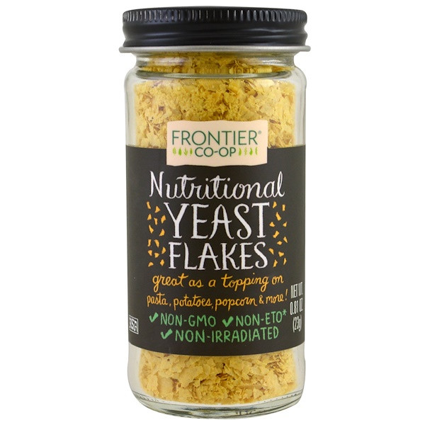 3 PACK of Frontier Natural Products, Nutritional Yeast Flakes, 0.81 oz (23 g)