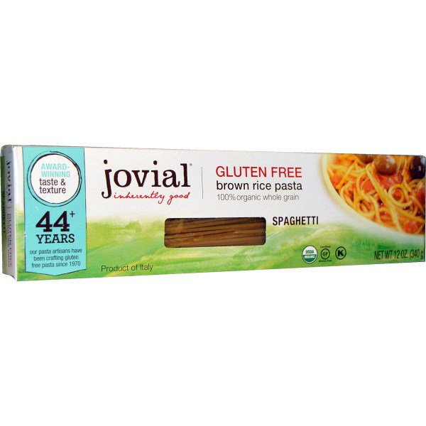 3 PACK of Jovial, Brown Rice Pasta, Spaghetti, 12 oz (340 g)