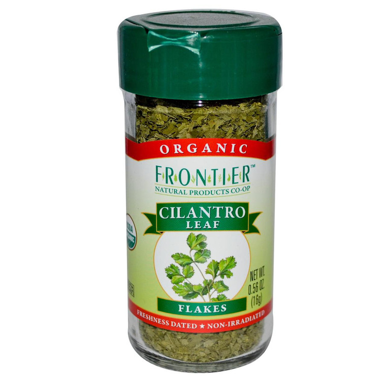 3 PACK of Frontier Co-Op Organic Cilantro Leaf Flakes -- 0.56 oz