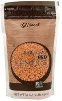 3 PACK of Vitaco Red Lentils - Non-GMO and Gluten Free -- 16 oz (454 g)