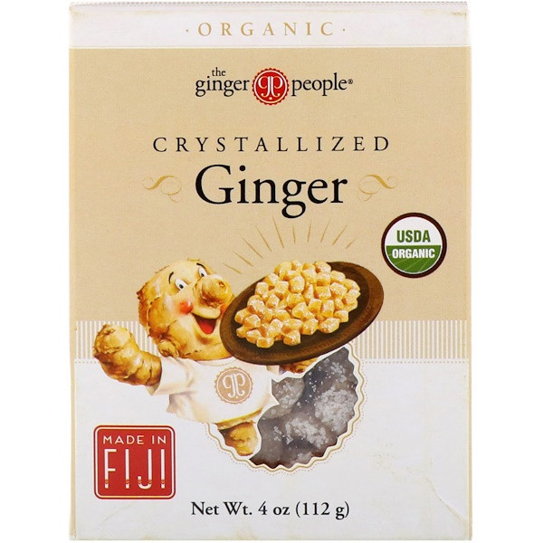 3 PACK of Ginger People Organic Crystallized Ginger Box -- 4 oz