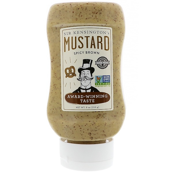 3 PACK OF Sir Kensingtons, Spicy Brown Mustard, 9 oz (255 g)