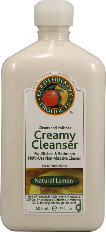 3 PACK of Earth Friendly Ecos Cream Cleanser -- 17 fl oz