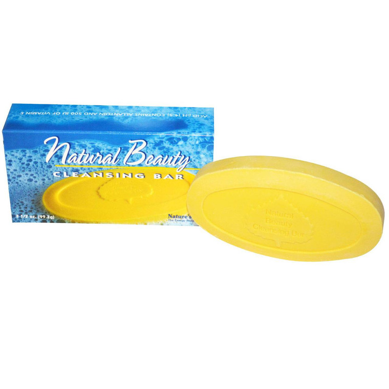 3 PACK of Natures Plus, Natural Beauty Cleansing Bar, 3 1/2 oz (99.2 g)