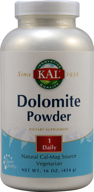 KAL, Dolomite Powder, 16 oz (454 g)
