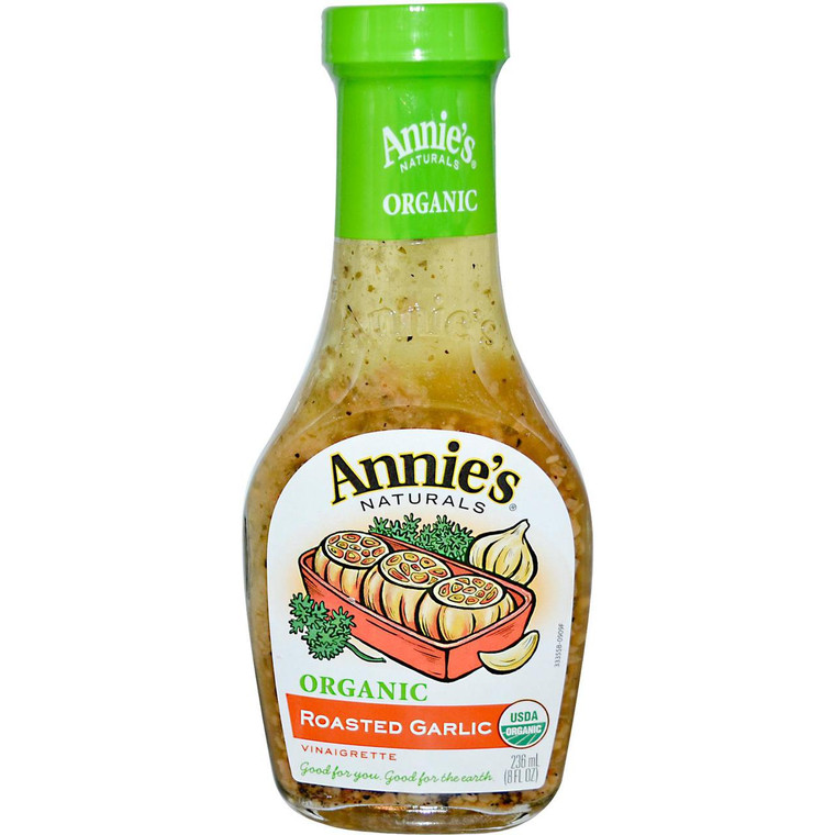 Annies Naturals, Organic, Roasted Garlic Vinaigrette, 8 fl oz (236 ml)
