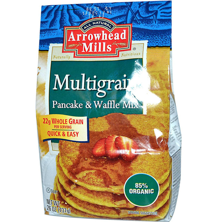 Arrowhead Mills, Multigrain Pancake & Waffle Mix, 26 oz (737 g)
