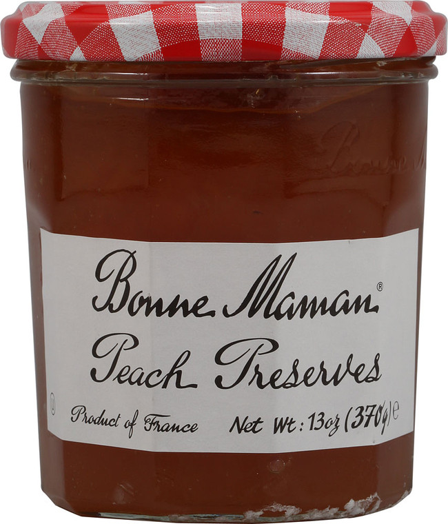 3 PACK of Bonne Maman Preserves Peach -- 13 oz
