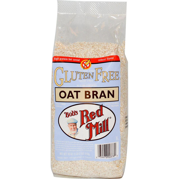 Bobs Red Mill, Oat Bran, Gluten Free, 18 oz (510 g)