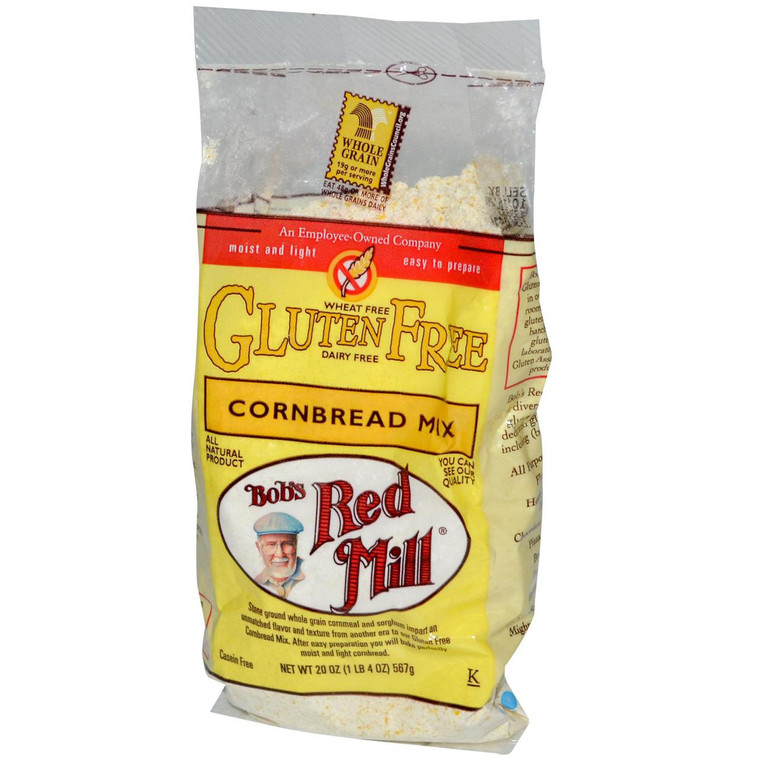 Bobs Red Mill, Cornbread Mix, Gluten Free, 20 oz (567 g)