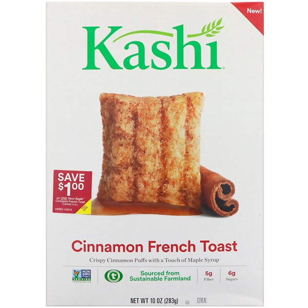 3 PACK of Kashi, Cinnamon French Toast Cereal, 10 oz (283 g)