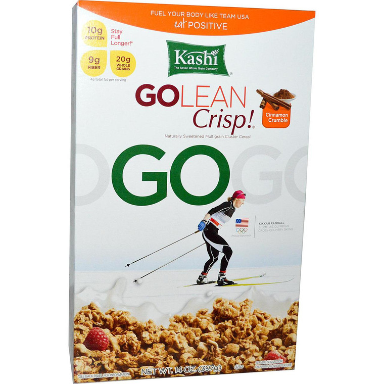3 PACK OF Kashi, GoLean Crisp, Multigrain Cluster Cereal, Cinnamon Crisp, 14 oz (397 g)