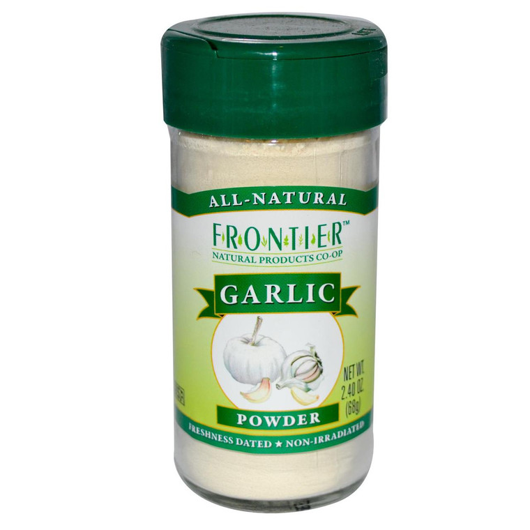 3 PACK of Frontier Natural Products, Garlic Powder, 2.40 oz (68 g)