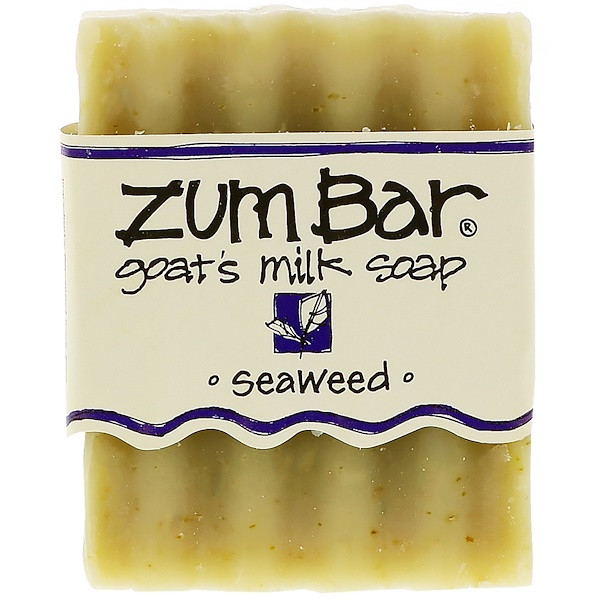 3 PACK of Zum Bar Goats Milk Soap Seaweed -- 3 oz