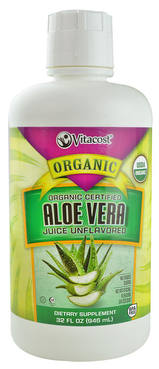 Vitaco Organic Certified Aloe Vera Juice Unflavored - 32 fl oz