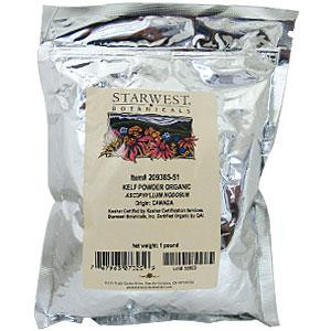 Starwest Botanicals, Organic Kelp Powder, 1 lb (453.6 g)