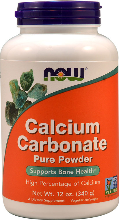 3 PACK of Now Foods, Calcium Carbonate Powder, 12 oz (340 g)