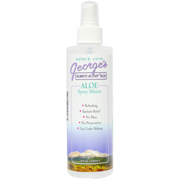 Georges Aloe Vera, Aloe Spray Mister, 8 fl oz (236 ml) (Discontinued Item)