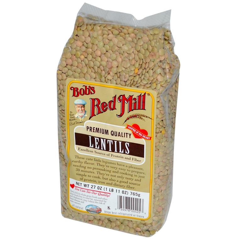 Bobs Red Mill, Lentils, 27 oz (765 g)