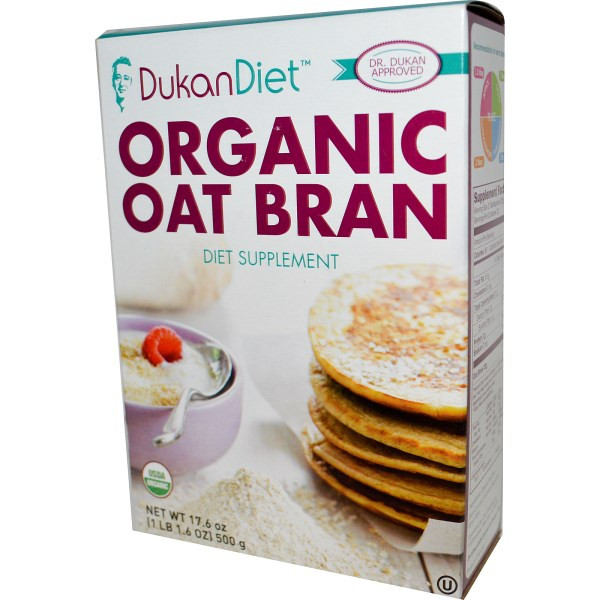 Dukan Diet, Organic Oat Bran, 17.6 oz (500 g)