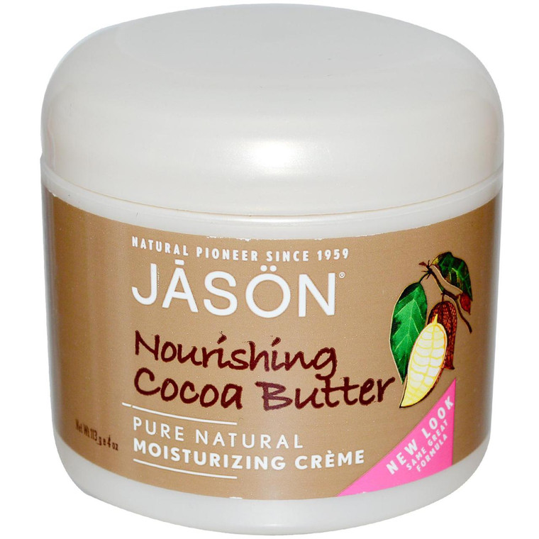 Jason Natural, Moisturizing Creme, Nourishing Cocoa Butter, 4 oz (113 g)