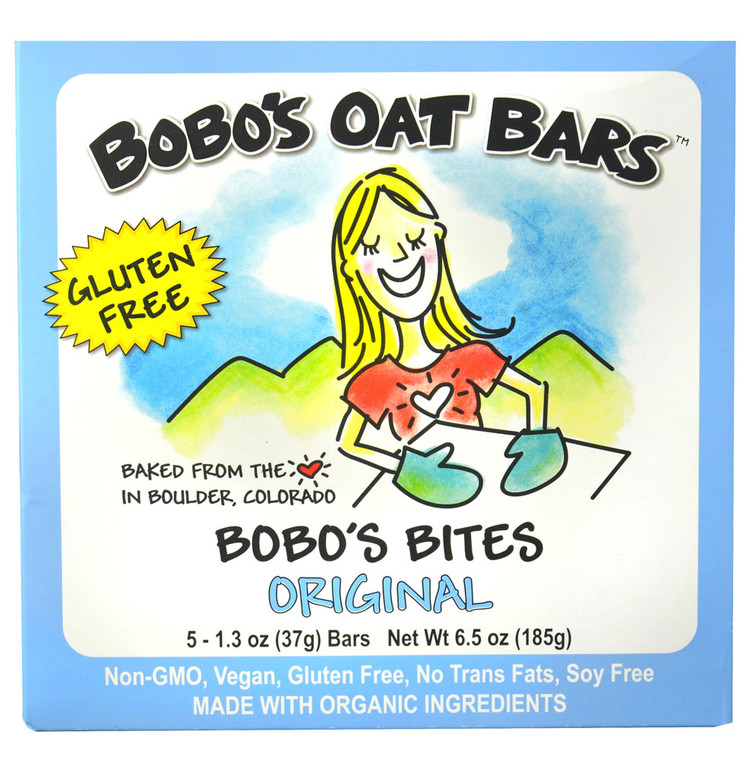 3 PACK of BoBos Oat Bars Oat Bites Original with Chocolate Chips -- 5 Bites