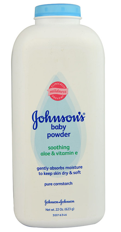 Johnson & Johnson, Baby Powder Pure Cornstarch with Aloe And Vitamin E - 22 oz