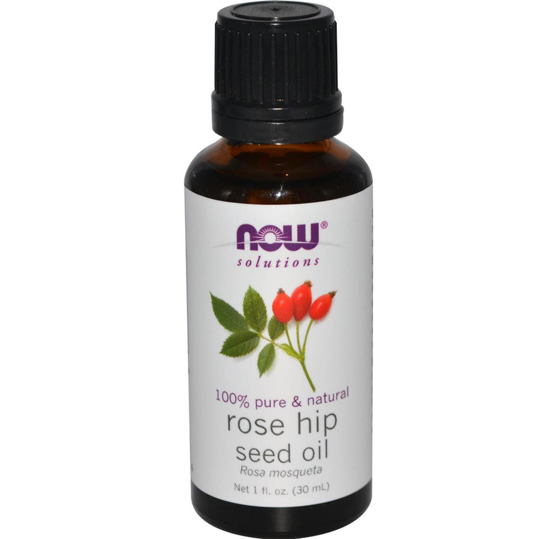 3 PACK of Now Foods, Solutions, Rose Hip Seed Oil, 1 fl oz (30 ml)