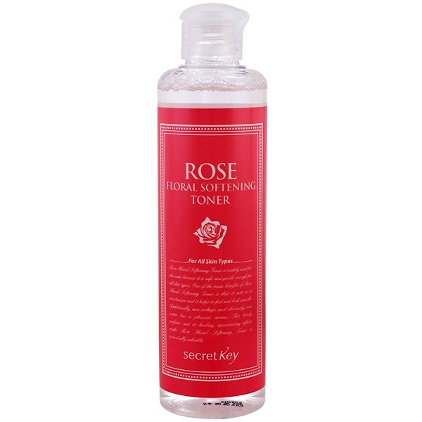 Secret Key, Rose Floral Softening Toner , 248 ml