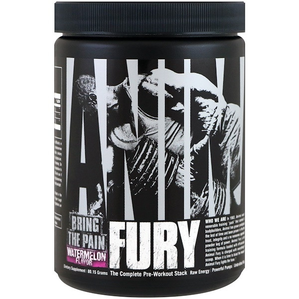 Universal Nutrition, Animal Fury, Watermelon, 80.15 g
