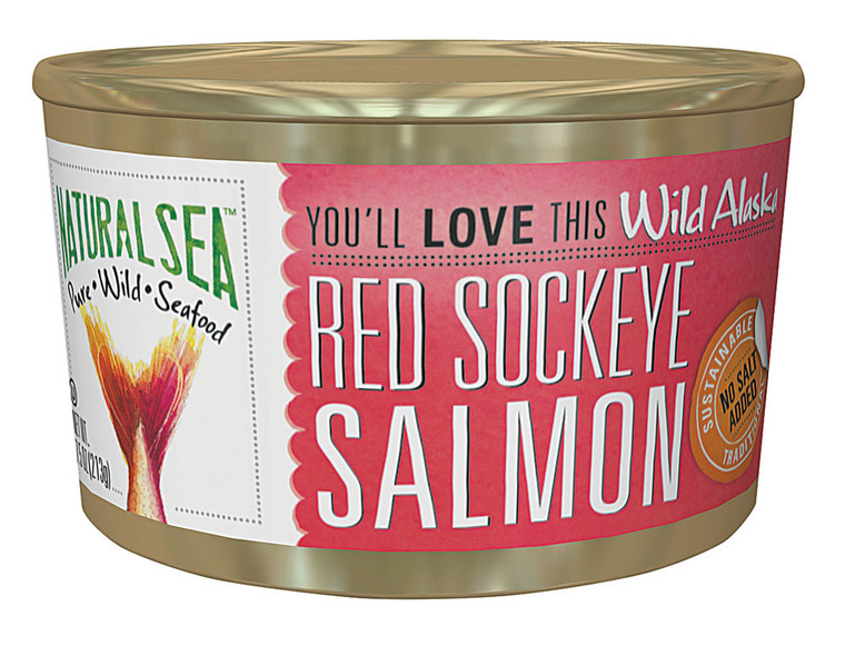 Natural Sea, Wild Premium Alaskan Red Sockeye Salmon - 7.5 oz