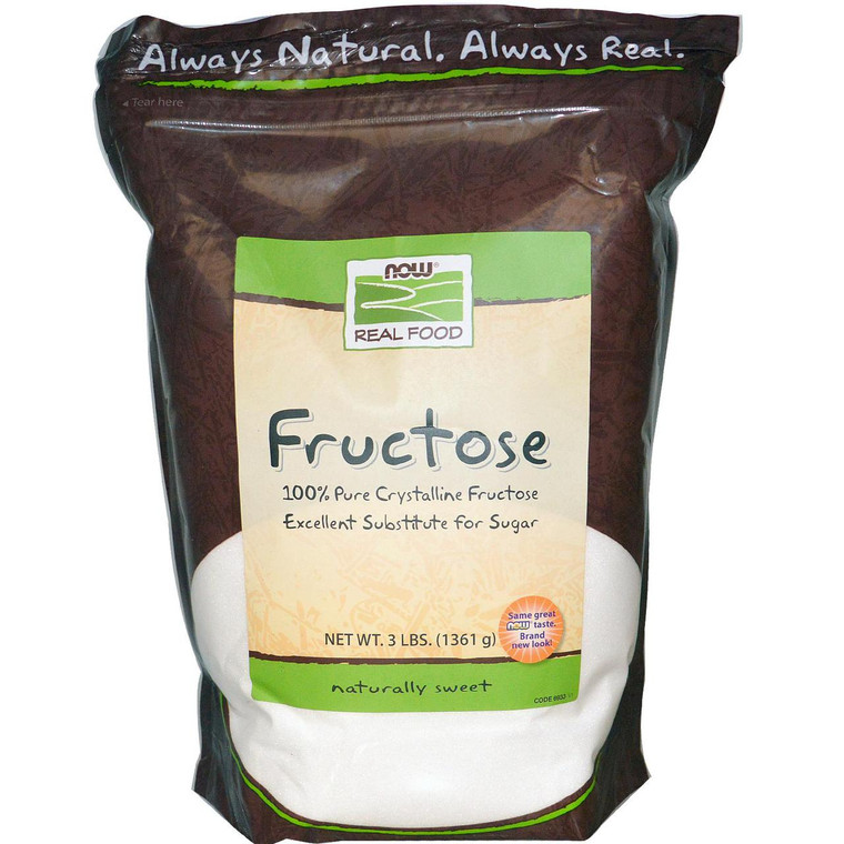 NOW Foods Real Food Fructose -- 3 lbs