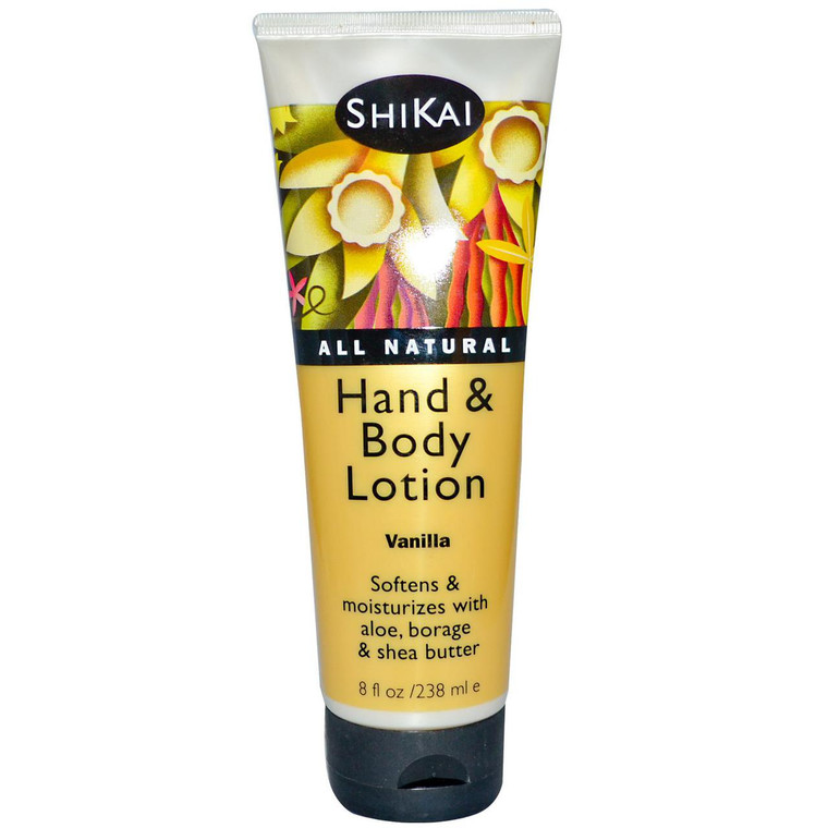 Shikai, Hand & Body Lotion, Vanilla, 8 fl oz (238 ml) (Discontinued Item)