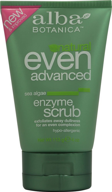 Alba Botanica, Even Advanced, Enzyme Scrub, Sea Algae, 4 oz (113 g)