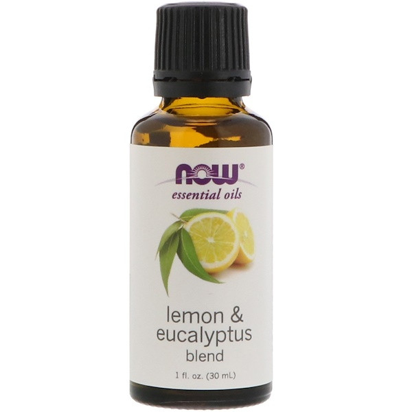 3 PACK of Now Foods, Essential Oils, Lemon & Eucalyptus Blend, 1 fl oz (30 ml)