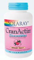 Solaray, CranActin Chewables,  Berry - 200 mg - 60 Chewables