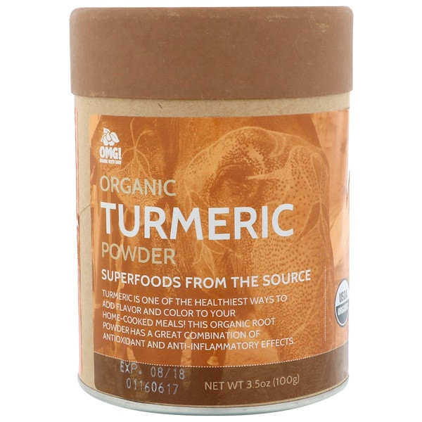 OMG! Organic Meets Good, Organic, Turmeric Powder, 3.5 oz (100 g)