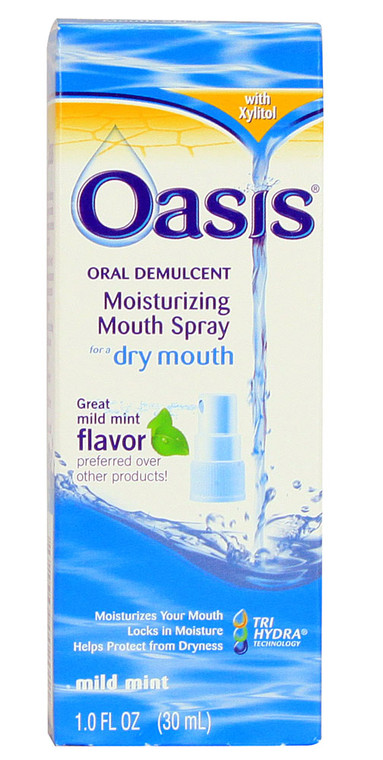 3 PACK of Oasis Moisturizing Mouth Spray for Dry Mouth Mild Mint -- 1 fl oz