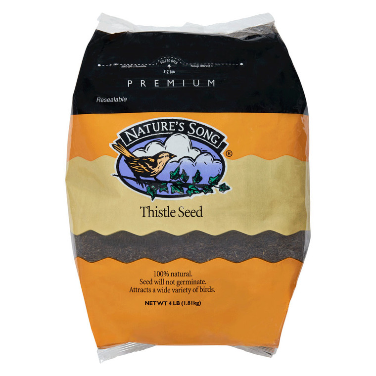 3 PACK of Natures Song Thistle Seed -- 4 lb