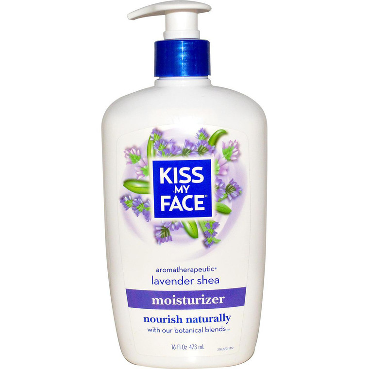 Kiss My Face, Body Lotion, Lavender Shea, 16 fl oz (473 ml)