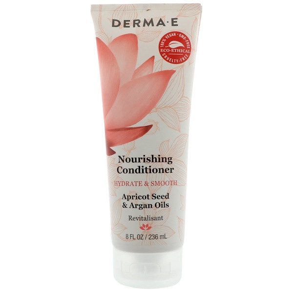 Derma E Nourishing Conditioner Apricot Seed & Argan Oils -- 8 fl oz