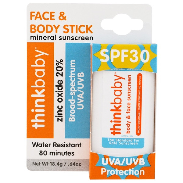 Think, Thinkbaby, Sunscreen Stick, SPF 30, 0.64 oz (18.4 g)