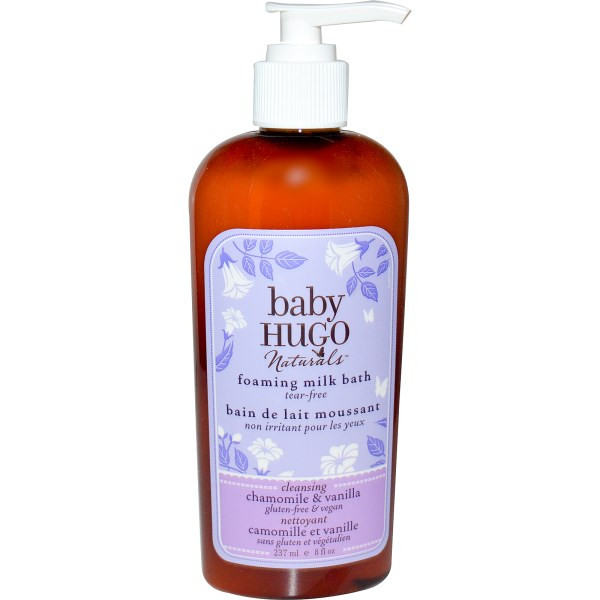 Hugo Naturals, Baby, Foaming Milk Bath, Chamomile & Vanilla, 8 fl oz (237 ml)